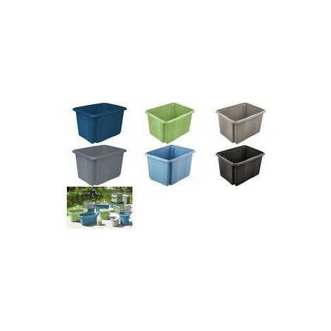 Scatola portaoggetti keeeper emil eco 15 litri impilabile riciclabile