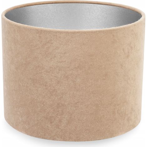 PANTALLA MODERNA DE TERCIOPELO CROMADO 20 cm (1/5)