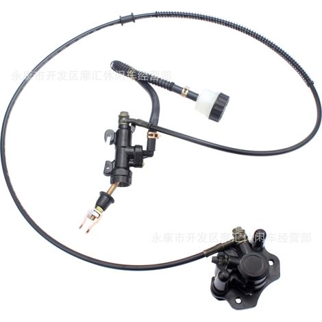 Geländefahrzeug für Dünen, Go-Kart-Teile für Vierradfahrzeuge, 168-cm³-ATV/UTV-Hinterrad-Fußbremsbaugruppe, Bremssattel, obere und untere Pumpe (1/5)
