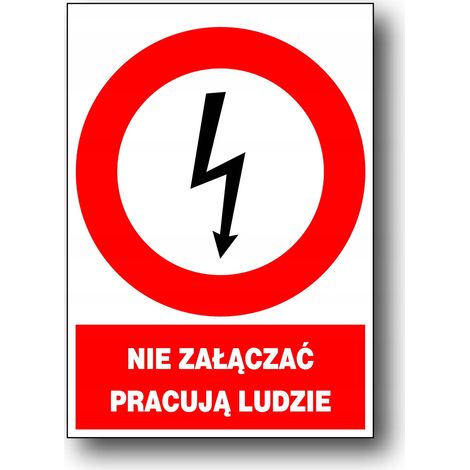 ZEZ/A-2 elektrisches Zeichen NICHT EINSCHALTEN, ES WIRD ARBEITET