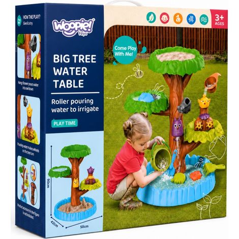 Tavolo da gioco con sabbia e acqua Woopie 2 in 1 Happy Tree con 8 accessori (5904326945814) (1/5)