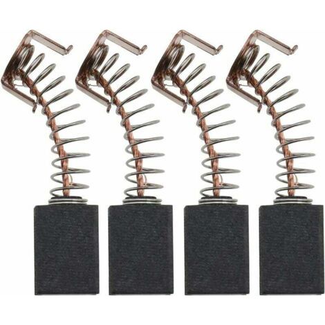 Lot de 2 paires de balais de charbon pour moteur 12 x 8 x 5 mm compatibles avec meuleuse d'angle WS125 Black & Decker G720 (1/5)