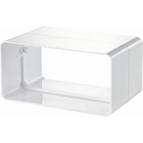 Connecteur de tube pour conduit de ventilation dimensions ext : 204 x 60 mm