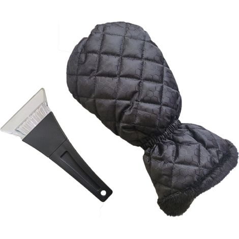 Grattoir à glace avec gants pour voitures, SUV et camionnettes, grattoir de dégivrage robuste pour le dégivrage du pare-brise et des fenêtres en hiver (1/5)