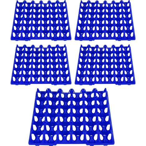 5 Pièces Appartements D'oeufs, Appartements D'emballage D'oeufs épaissis Plateau de Support de Caisses D'oeufs de 30 Cellules pour le Transport de Stockage Fournitures de Ferme à Domicile(02). (1/5)