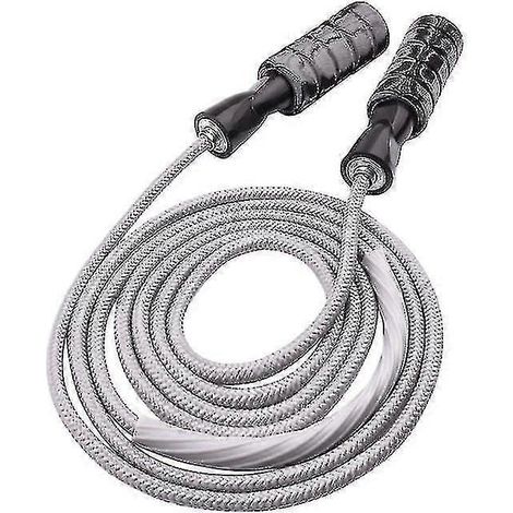 Corde à sauter lestée pour l'entraînement physique des adultes, corde à sauter avec support en mousse, plastique (1/5)