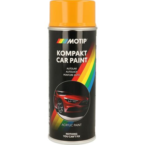 PEINTURE ACRYLIQUE KOMPAKT 43250 JAUNE BRILLANT 400ML MOTIP