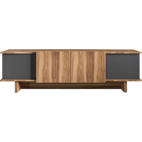 Mobile TV in legno "Diana" 180 x 33 x 50 cm - Antracite