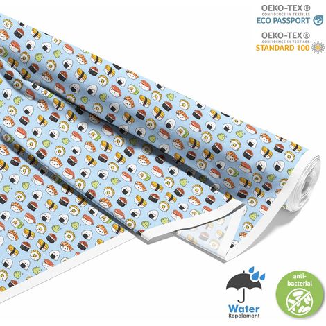 TESSUTI DECORATIVI PER ESTERNI OXFORD - Motivo Kawaii-Sushi 2 I DX542 (1/5)