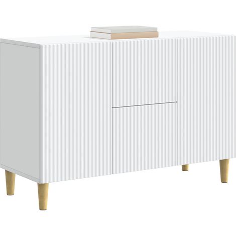 Sideboard/Anrichte/Buffet mit Schubladen Weiß 89 x 34,5 x 60 cm Holzwerkstoff LXWW663121 (1/5)