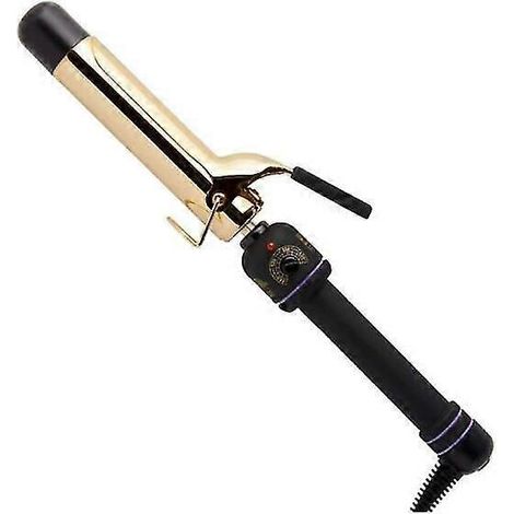 Fer à friser doré, cylindre plaqué or de 32 mm, technologie Pulse