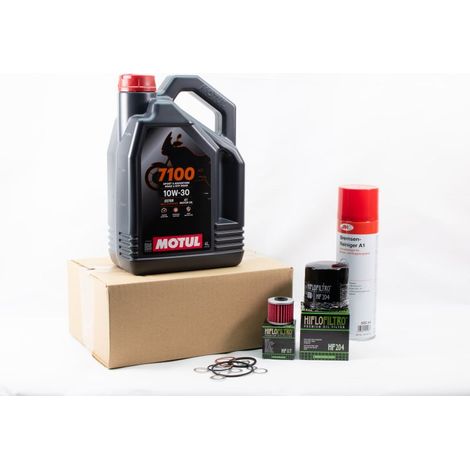 Kit Entretien Vidange Standard pour HONDA NC 750 X DCT de 2014 à 2023 - MOTUL 7100 10W30 4L