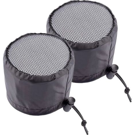 Lot de 2 filtres de ventilation pour tentes de culture, avec bande élastique et boucle fixe, anti-insectes, pour serres et plantes (1/5)