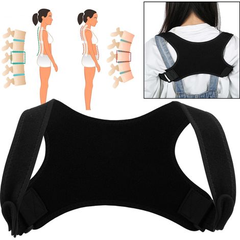 Ceinture orthopédique pour corriger la posture, ajustable et confortable pour adultes et enfants