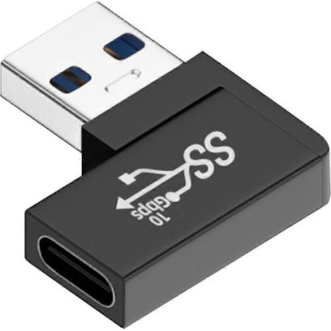Adaptateur d'extension coudé à 90 degrés USB 3.0 mâle vers Type C femelle USB-C (1/5)