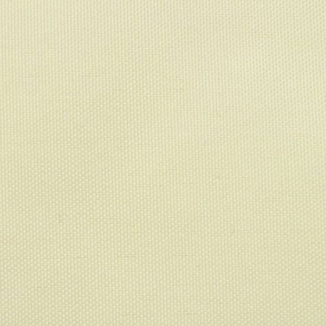vidaXL Paravento da Balcone in Tessuto Oxford 90x400 cm Crema