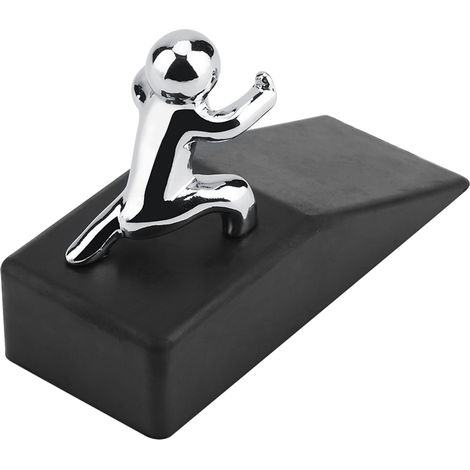 Rutschfester Türstopper aus Gummi, geräuscharm und stoßdämpfend, originelles Design, zum Schutz von Boden und Wand, 2er-Set, für die Inneneinrichtung (1/5)
