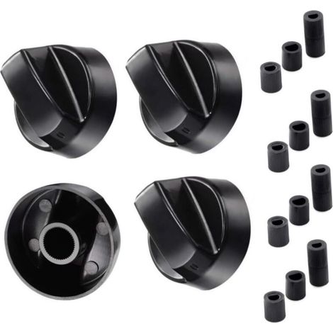 4 boutons commande universels – compatible presque toutes cuisinières/gaz/four – remplacement facile (1/5)