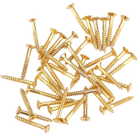 Kit de 40 vis pour micros Humbucker de guitare, supports et anneaux de fixation dorés (1/5)