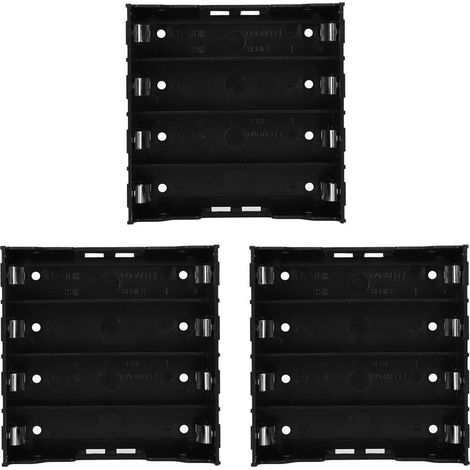 3-teiliges multifunktionales DIY-Aufbewahrungsset mit 4 Steckplätzen für 3,7V 18650-Batterien und Stiften (1/5)