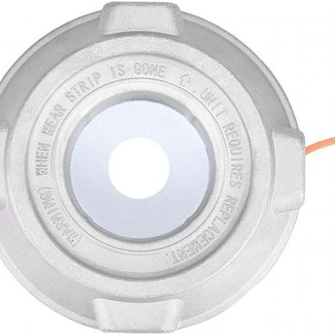 Tête d'engrenage universelle pour tondeuse à gazon, ensemble chaîne de tête de tondeuse à gazon, corde, chaîne en nylon (alésage de 25,4 mm) (1/5)