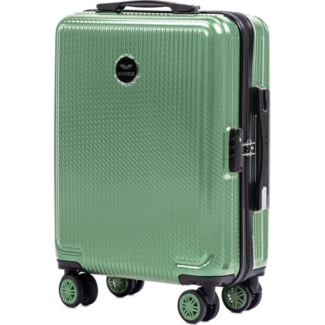 Maleta de cabina Wings PC African Eagle 2.0 de 20 pulgadas, color verde militar