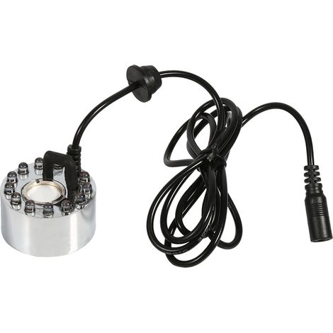 24V Mehrfarbiger Ultraschall-Nebelgenerator für Springbrunnen, Luftbefeuchter (Netzteil nicht im Lieferumfang enthalten) (1/5)
