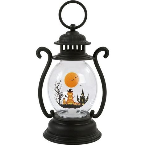 EASTIN LED-Laterne für Halloween – Gruselige Dekoration – Energieeffizient – Langlebig – Batterien leicht austauschbar – Festliche Beleuchtung (1/5)