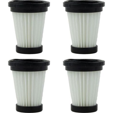 Pièces de rechange pour aspirateur sans fil : filtres HEPA de remplacement pour Moosoo K12, K12 Pro, K13, filtre en papier 13 KPA pour retenir la poussière et les poils d'animaux (4 pièces) (1/4)
