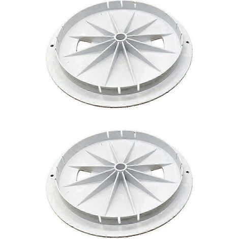 bouchons d'écumoire ronds de 25 cm, bouchons de filtre de rechange, couvercles de filtre, pièces détachées pour bonde de piscine (1/5)