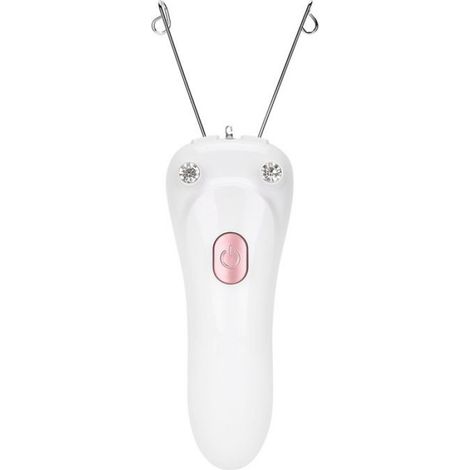 Épilateur à filetage électrique épilateur fil de coton de chargement USB (câble hôte) (rose) - (1/4)