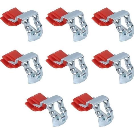 Paquete de clips de montaje para fregadero, clips integrados para fregadero, clip de montaje para fregadero, clips para fregadero de cocina, instalación, fijación de tornillo perforado ajustable para  (1/4)