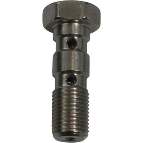Vis hydraulique TRW ZF pour conduites de frein M10 x 1,00 double Brembo couleur argent