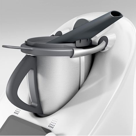 Conducteur de vapeur compatible avec Thermomix TM5, TM6, TM Friend, avec protection contre le débordement de la vapeur, accessoire de cheminée, protection de meubles, hotte aspirante (1/4)