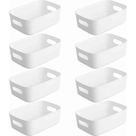 Boîte de rangement 8 pièces - petite blanche 8 (1/5)