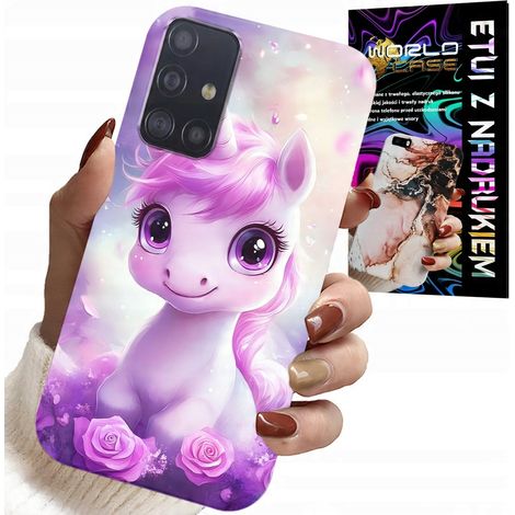 Hülle für Samsung Galaxy A71 – süßes Einhorn-Motiv, Muster für Kinder (1/5)