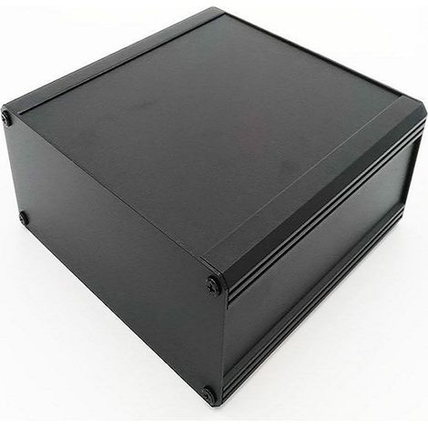 Boîtier dissipateur RS PRO en Aluminium extrudé, 300 x 300 x 264mm, Noir IP40 ( Prix pour 1 )