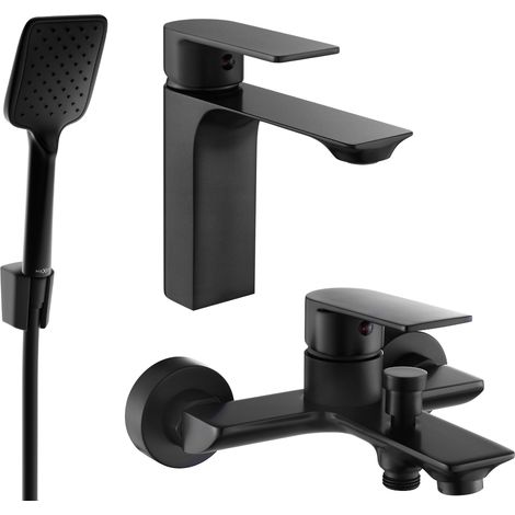 Mexen Alexa R62 Badewannenset, Schwarz - 71203R62-70 (1/4)