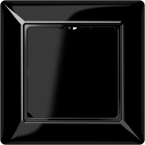 Jung Aufputz-Kappe 1fach, Serie AS, schwarz AS581ASW (1/2)