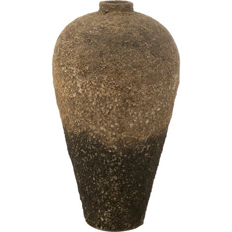 Vase Pot Antique en Ciment "Mack" 100cm Marron & Noir (1/2)