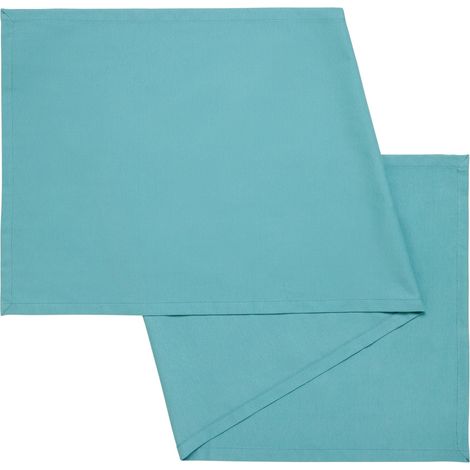 Mömax Tischläufer Steffi Uni Mineralblau ca. 45x150cm