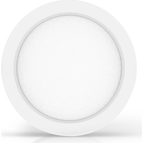 Plafoniera Led slim 18W Bianca Rotonda Bianco freddo 6500K Aigostar