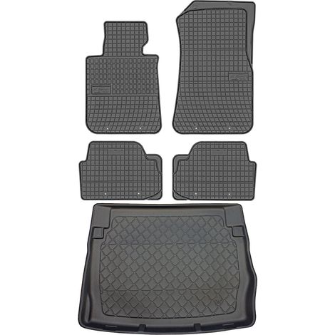 BMW 1er F20 Schrägheck (10/2011–06/2019) – SET: Gummifußmatten + Kofferraummatte