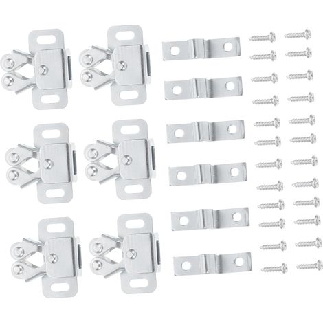 Lot de 35 loquets porte placard robustes à double rouleau avec (1/5)