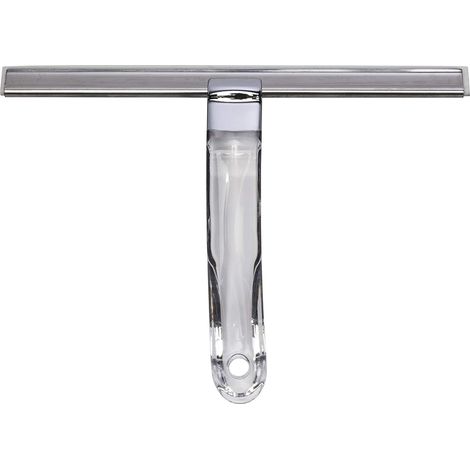 Croydex Clear Squeegee with Suction Cup Wall Mount, Shower Screen Cleaner (1/5)
