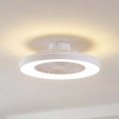 [NEUWERTIG] B-Ware Lindby Deckenventilator Teleo LED Smart Home Tuya App weiß Ø58cm Fernbedienung (1/2)