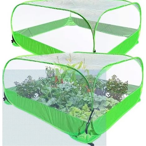 Pop-Up Filet Couverture de Protection pour Plantes, 100CM x 100CM x 50CM Fine Filet Anti-Insectes pour Jardin Protection Tout Autour (1/5)