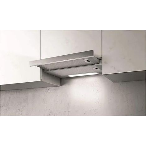 Elica Elite 14 Lux Grix Argent 60 cm Hotte Télescopique (1/3)