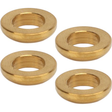 4 pièces Joint de vélo Haute Ténacité Résistant à la Corrosion Sans Rouille Compact Léger Rondelle Convexe Espaceur pour Vélo Or (1/5)