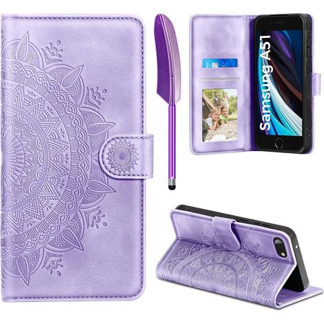 Handyhülle für iPhone SE 2022/2020 7 8 Leder Flip Tasche Magnet Ständer (1/5)